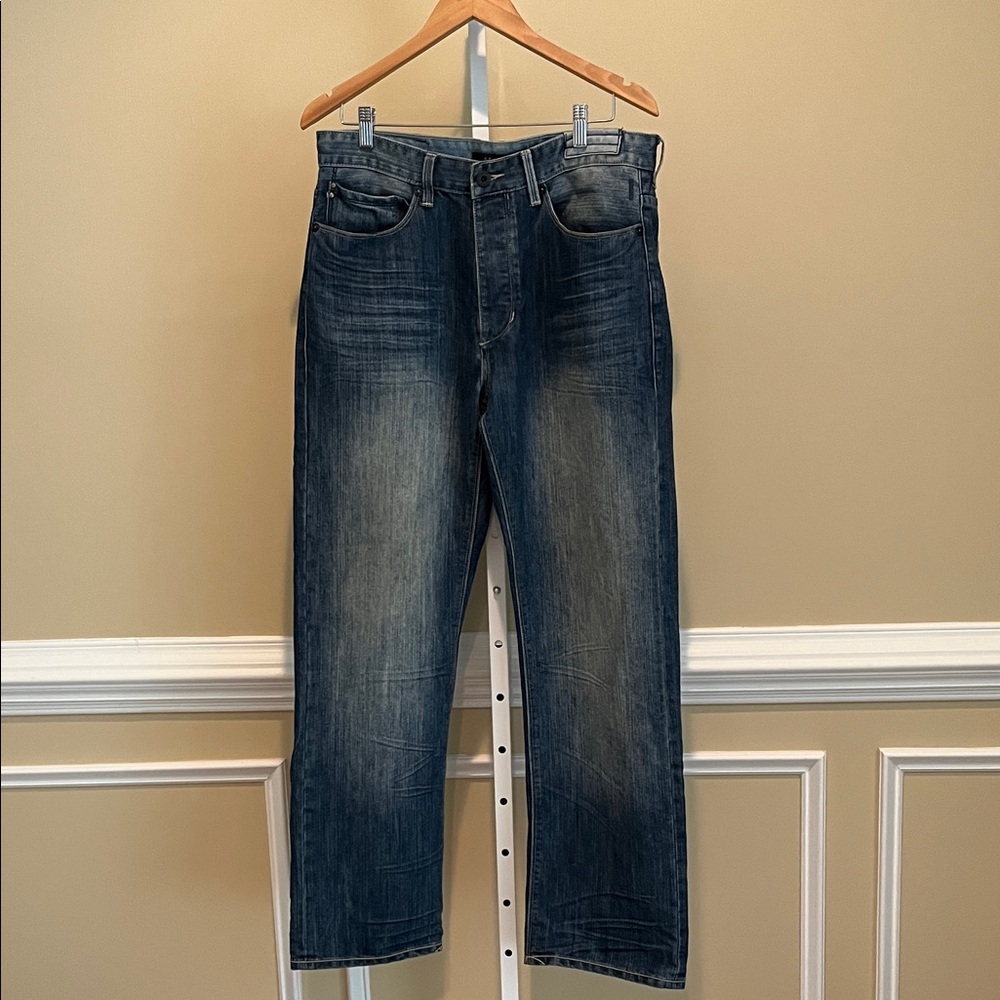 Sean John Distressed Denim Jeans Size 32